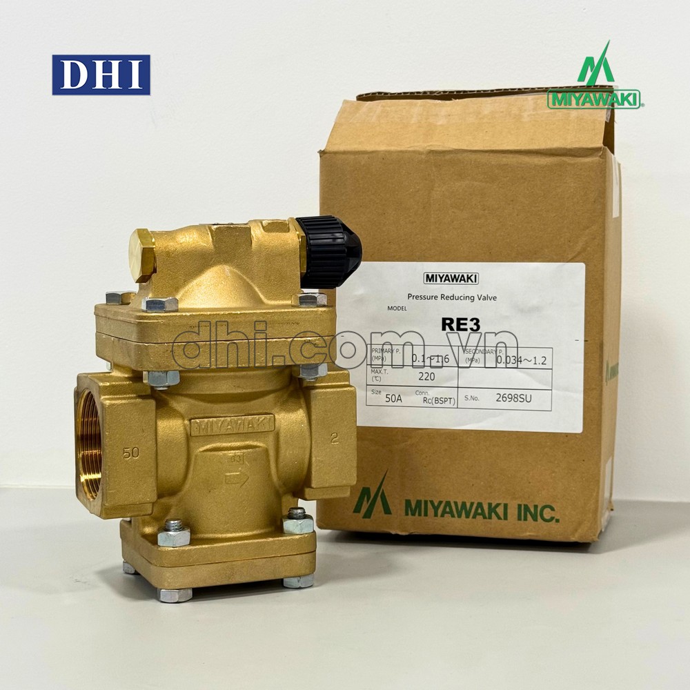 Van giảm áp hơi nóng Miyawaki RE3 1 RE3 pressure reducing valve miyawaki